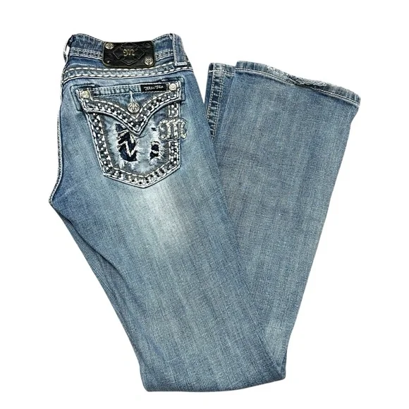 Miss Me | Jeans | Miss Me Womens Boot Cut Jeans With Rhinestone